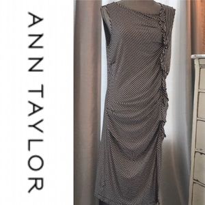 Ann Taylor knit striped dress